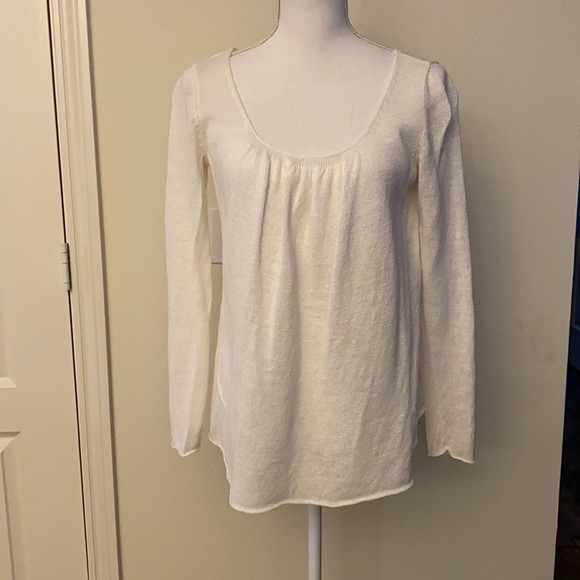 Eileen Fisher linen white sweater - Picture 1 of 5